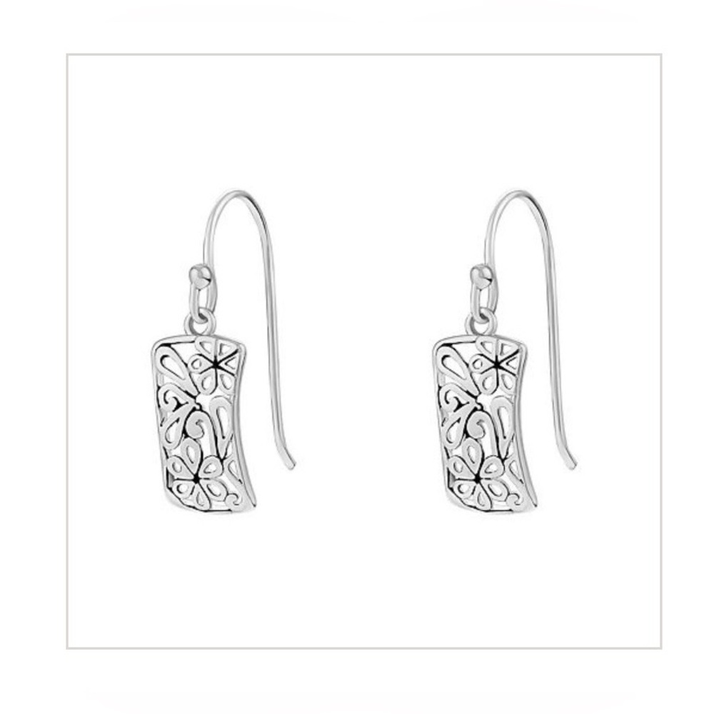 Kohl's Primrose Sterling Silver Floral Earrings - Picture 4 of 5